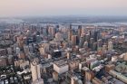 Vue du centre-ville deMontréal et de la rive sud